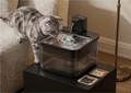 Sip & Purr™ Wireless Stainless Steel Water Fountain