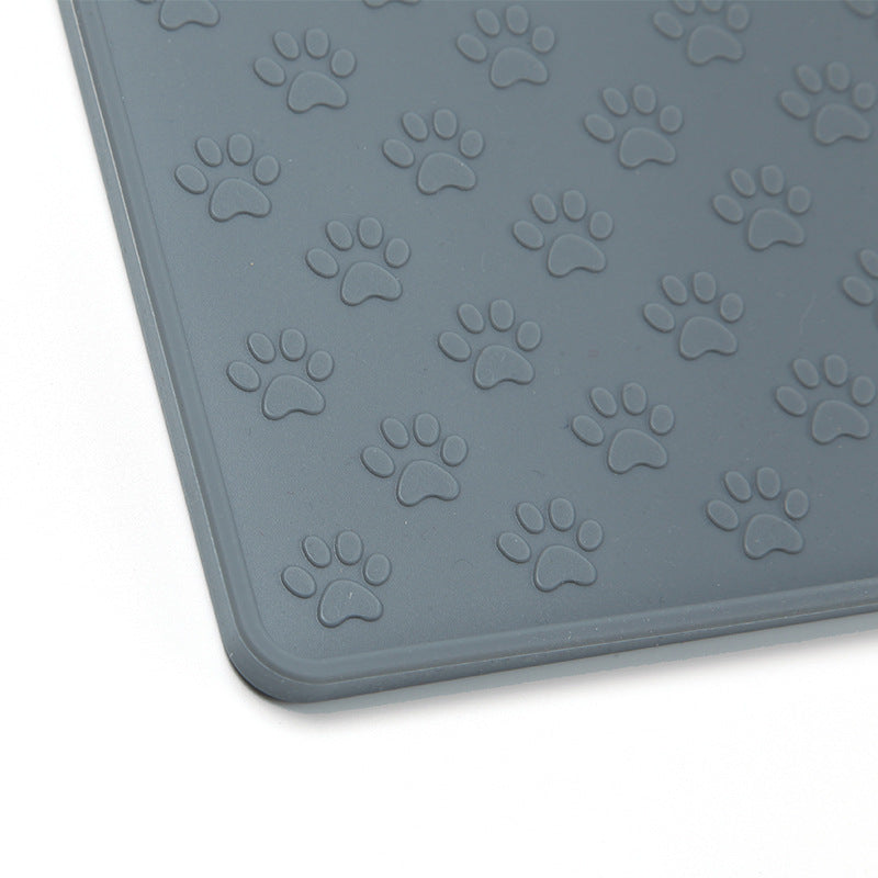 Sip & Purr Fountain Mat — Waterproof Silicone, Various Sizes